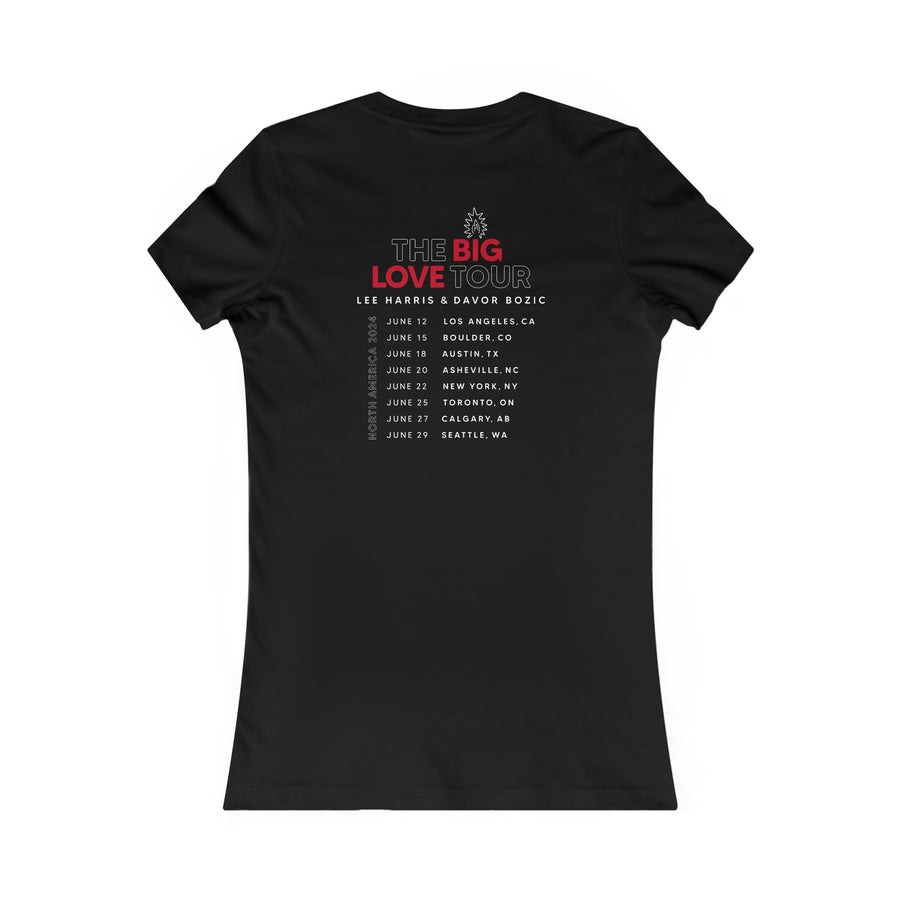 Big Love Tour Tee (Women's Fitted Tee)