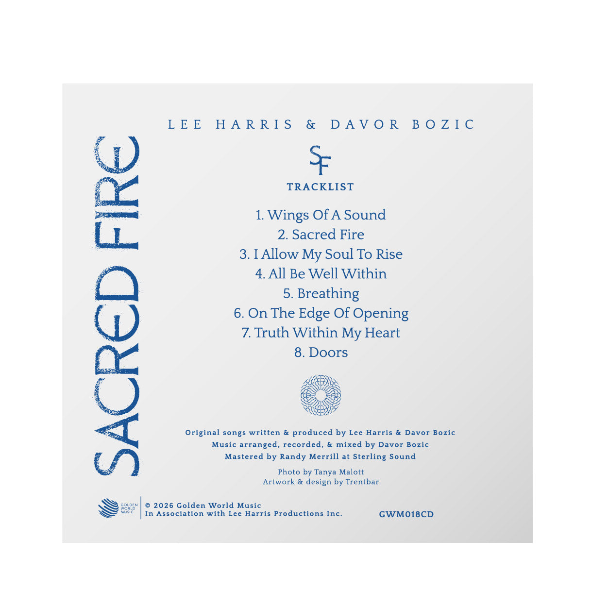 Sacred Fire CD – Golden World Music