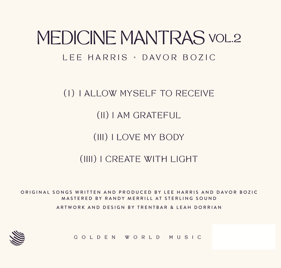 Pre-Order NOW - Medicine Mantras Vol. 2 CD