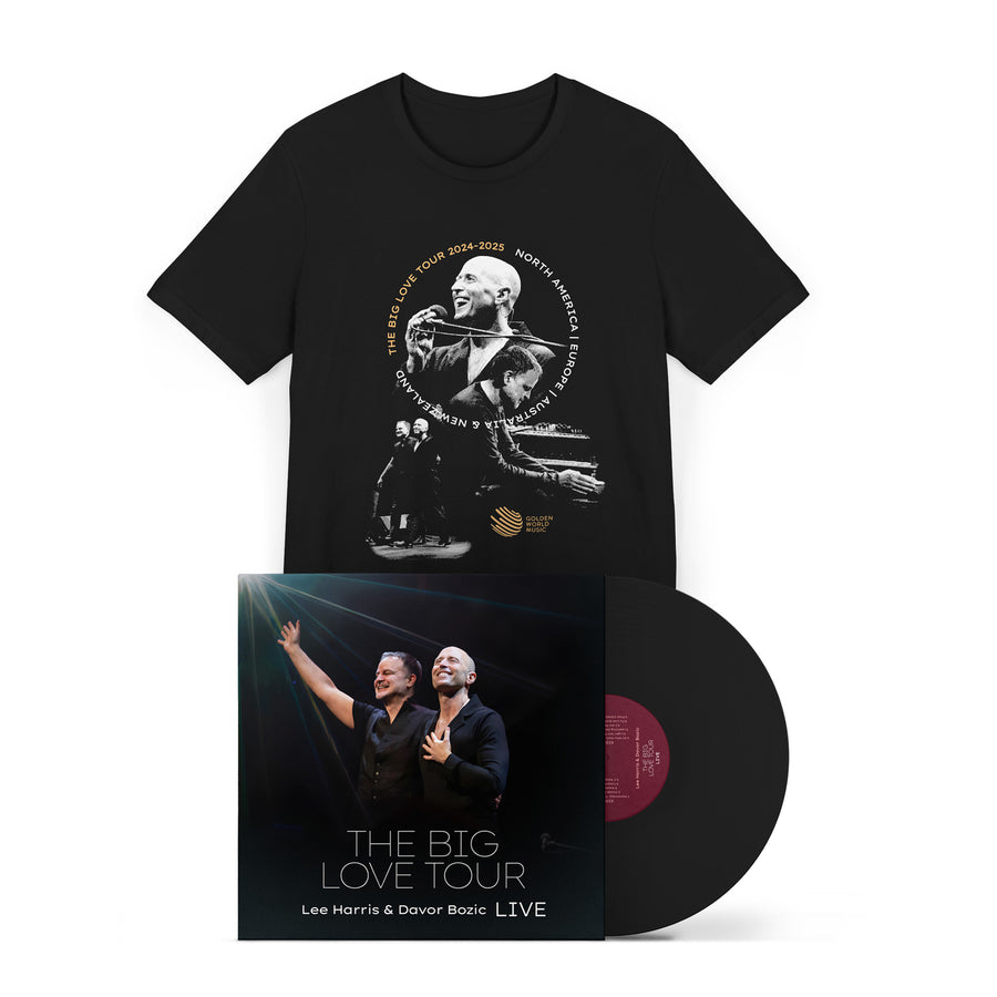 T-Shirt + Collector's Edition Vinyl Bundle - The Big Love Tour Live